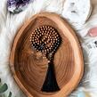 Meditační mala - hematit a rudraksha