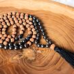 Meditační mala - hematit a rudraksha