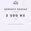 Dárkový poukaz v hodnotě 2500 Kč