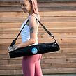 YOGGYS - YOGA BAG black, černá cestovní taška na jógamatku, černá taška na jógovou podložku 