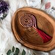 Meditační mala - rodonit a rudraksha