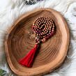 Meditační mala - turmalín a rudraksha