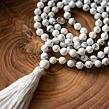 Meditační mala - magnezit