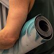 YOGGYS [AQUA] designová jógová podložka z ekologického materiálu