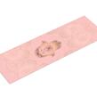 YOGGYS [HAMSA LOVE] růžová designová jógová podložka s HAMSOU 