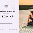 Dárkový poukaz v hodnotě 2500 Kč